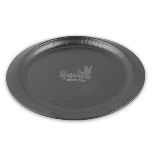 강화(흑) 업소용멜라민그릇 신퓨전원형 12인치 (DS-6564)