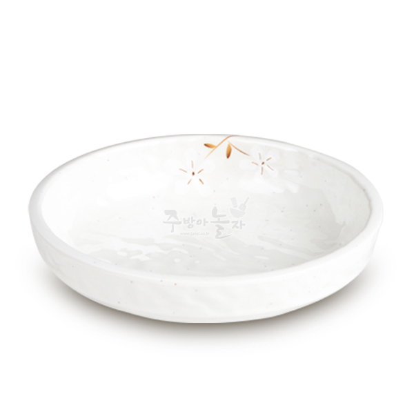 업소용 멜라민그릇 안개꽃 연마블 신한식구프 3.5인치 (DS-6596)