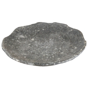 업소용 멜라민 대형그릇 그레이마블 돌무늬원형접시 9인치 (DS-6790)